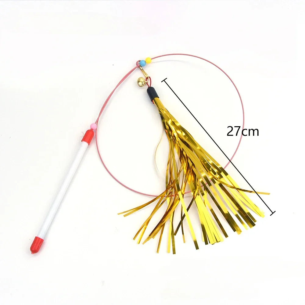 Haleva™ Hands-Free Cat Wand Toy