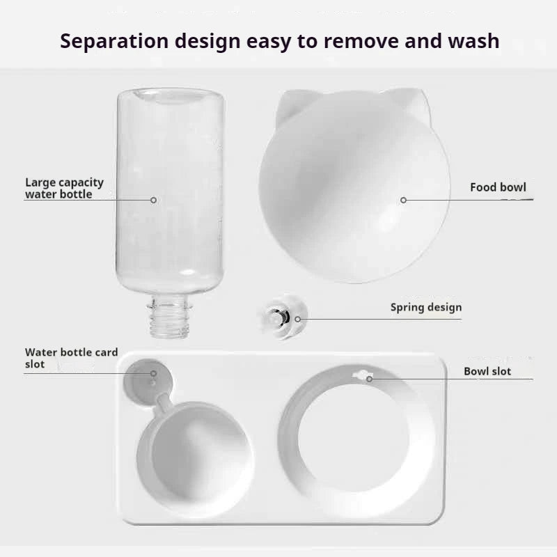 Haleva™ Elevate Duo – 15° Raised Feeder with Auto-Water System
