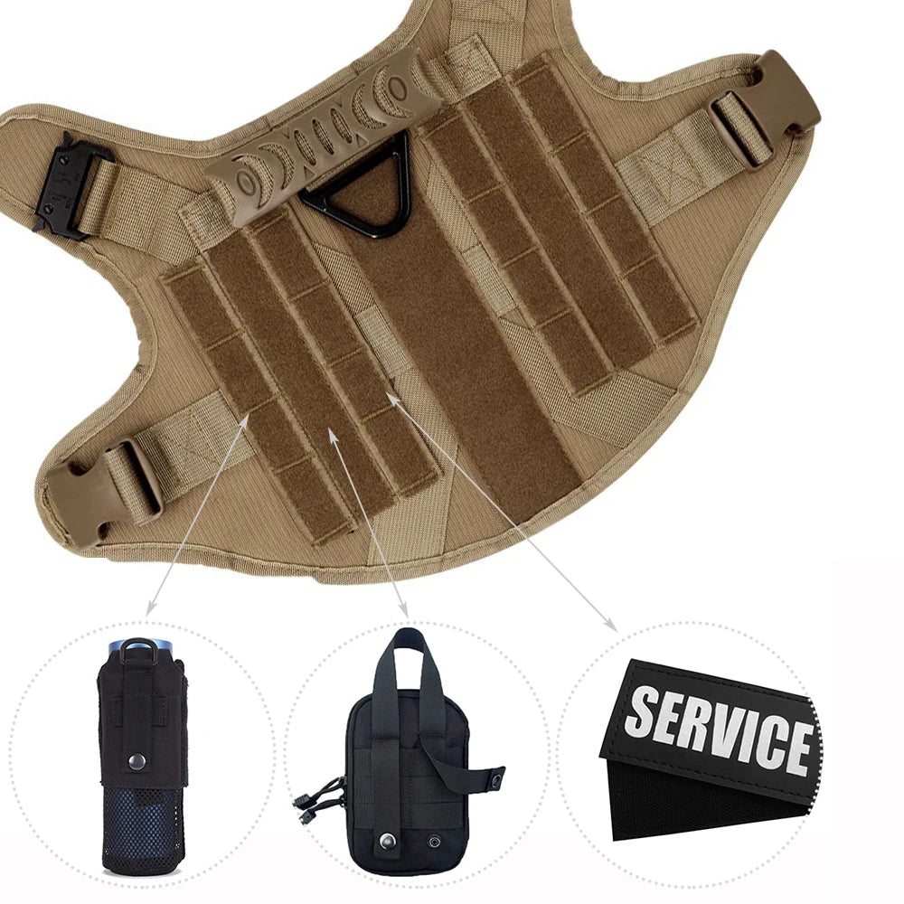 Haleva™ K9 Commando Pro – Tactical Dog Harness for Elite Performance