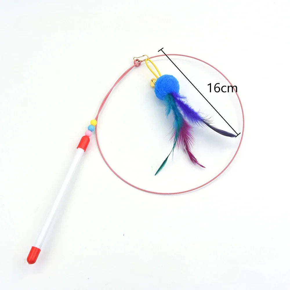 Haleva™ Hands-Free Cat Wand Toy