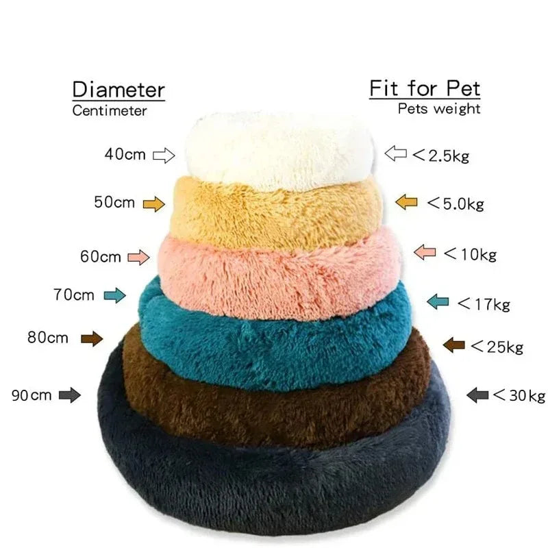 Haleva™ Plush Nest Bed – Winter-Ready Comfort for Cats & Dogs