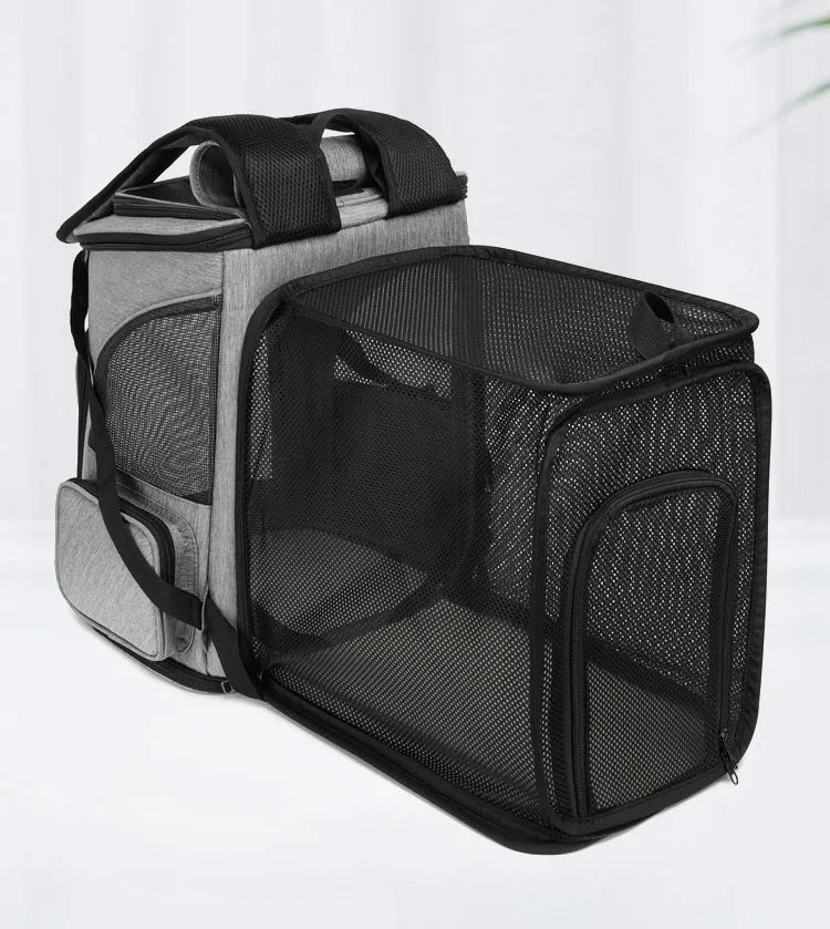 Haleva™ Breathable Pet Cat Carrier Backpack – Travel in Comfort & Style