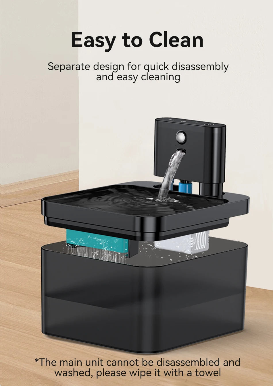 Haleva™ AquaPura Smart Fountain