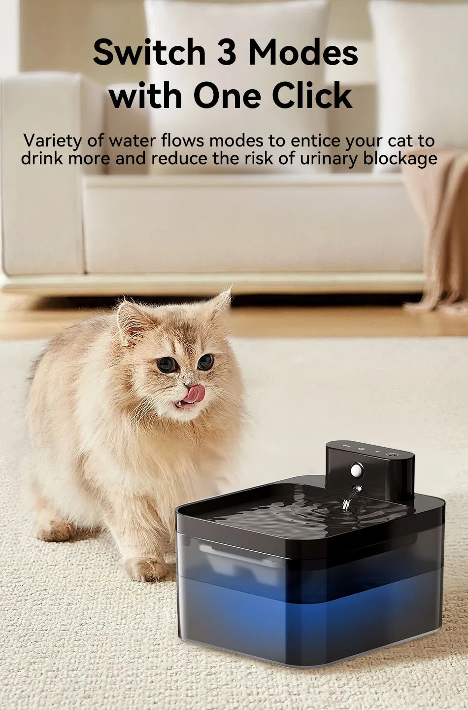 Haleva™ AquaPura Smart Fountain