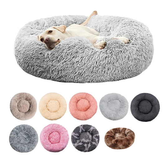 Haleva™ Plush Nest Bed – Winter-Ready Comfort for Cats & Dogs