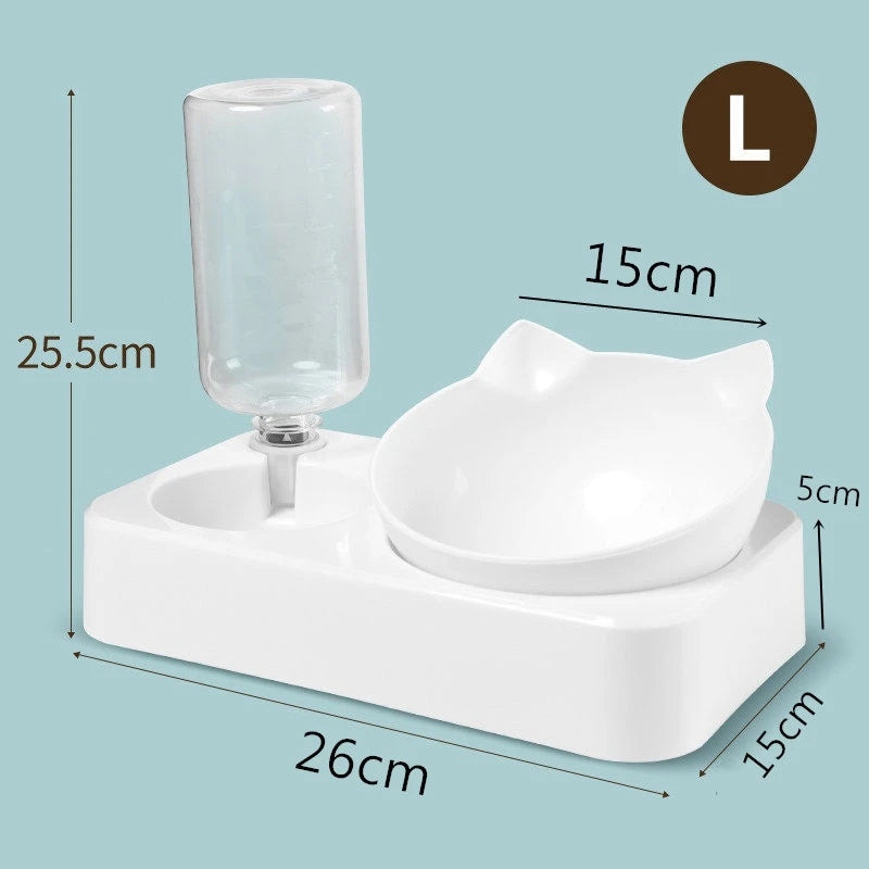 Haleva™ Elevate Duo – 15° Raised Feeder with Auto-Water System