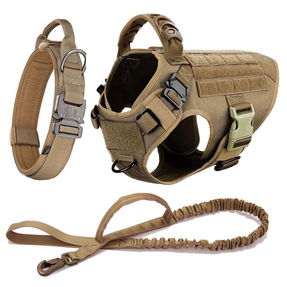 Haleva™ Tactical Harness & Leash Set – Built for Dogs, Engineered for Control