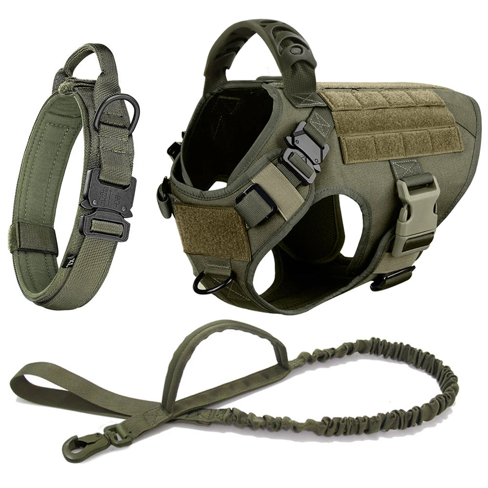 Haleva™ Tactical Harness & Leash Set – Built for Dogs, Engineered for Control